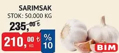 SARIMSAK KG SARIMSAK KG